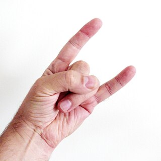 Sign of the horns